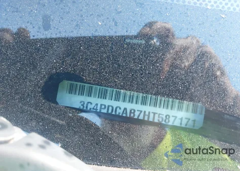 2017 Dodge Journey Se from USA, damaged, VIN 3C4PDCAB7HT587171